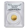 Image 1 : 2007-W Gold $5 Commem Jamestown MS-70 PCGS