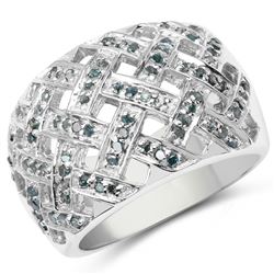 3.30 ctw Genuine Amethyst .925 Sterling Silver Ring