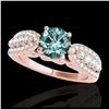 Image 1 : 1.70 ctw H-SI/I Diamond Solitaire Ring 10K Rose Gold