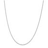 Image 1 : 14k White Gold 0.70 mm Box Chain W/lobster Catch - 30 in.