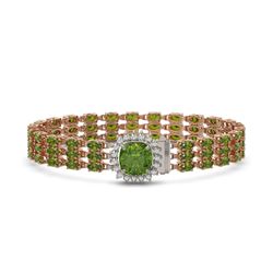 30.73 ctw Marquise Diamond Necklace 18K White Gold