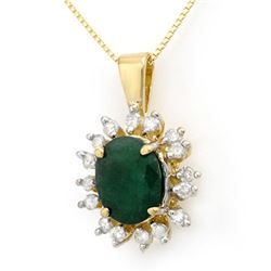 1 ctw VS/SI Oval Cut Diamond Necklace 18K Rose Gold