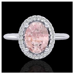 1.15 ctw SI/I Fancy Intense Yellow Diamond Ring 10K Rose Gold