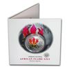 2019 South Africa 1 oz Silver Flowers and Birds: Flame Lily
