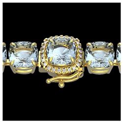 10.61 ctw Jade & Diamond Earrings 14K Yellow Gold