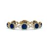 33.49 ctw London Topaz & Diamond Bracelet 14K Yellow Gold