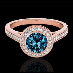 1.55 ctw H-SI/I Diamond Stud Earrings 10K Yellow Gold