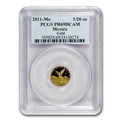 2011 Mexico 1/20 oz Gold Libertad PR-69 PCGS
