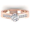 Image 1 : 12.08 ctw Kunzite & Diamond Ring 14K Rose Gold