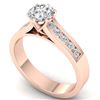 Image 2 : 12.08 ctw Kunzite & Diamond Ring 14K Rose Gold