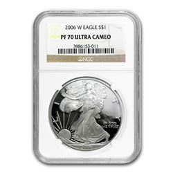 2006-W Proof Silver American Eagle PF-70 NGC