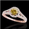 1.50 ctw VS Black Diamond Solitaire Ring 10K White Gold