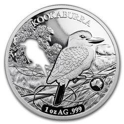 2019 Solomon Islands 1 oz Silver Shapes of Australia (Kookaburra)