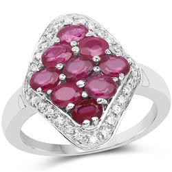 2 ctw Amethyst & VS/SI Diamond Earrings Heart 14K Yellow Gold