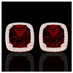 1.13 ctw VS/SI Diamond Solitaire Art Deco Ring 18K Rose Gold