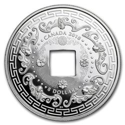 2018 Canada 2/3 oz Silver $8 Good Luck Charms: Five Blessings