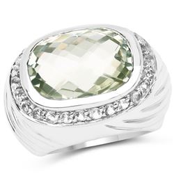 2.40 ctw Genuine Tanzanite .925 Sterling Silver Ring