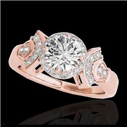 10 ctw Citrine & VS/SI Diamond Ring 18K White Gold