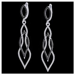 1.91 ctw SI Blue Diamond Solitaire Ring 10K Rose Gold