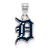 Sterling Silver MLB Detroit Tigers 19 mm Pendant