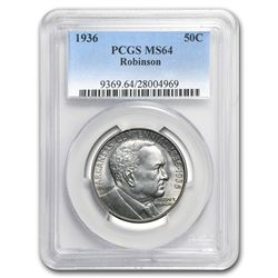 1936 Robinson-Arkansas Half Dollar MS-64 PCGS