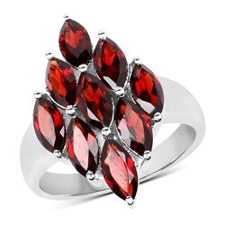 0.58 ctw Genuine White Diamond .925 Sterling Silver Ring