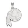 Image 1 : Sterling Silver Washington Redskins Medium Pendant