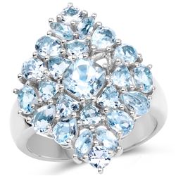 1.96 ctw Genuine Black Diamond .925 Sterling Silver Bangle