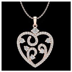 1.35 ctw H-SI/I Diamond Solitaire Ring 10K Rose Gold