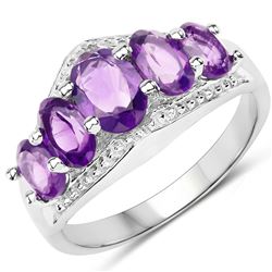 0.48 ctw Genuine White Diamond and Blue Diamond .925 Sterling Silver Earrings