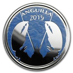 2019 Anguilla 1 oz Silver Lobster (Colorized)