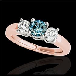 2.16 ctw VS/SI Diamond Earrings Halo 18K White Gold