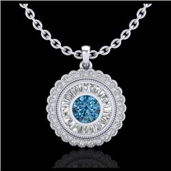 2.3 ctw Fancy Black Diamond 3 Stone Ring 18K Rose Gold