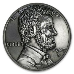 1 oz Silver Antique Round - American Legacy: Lincoln Cent