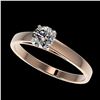 Image 1 : 1 ctw VS Black Diamond Solitaire Ring 10K White Gold