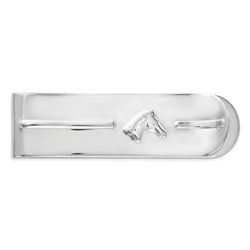 Sterling Silver Rhodium-plated Horse Money Clip
