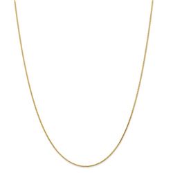 14k Gold 1 mm Diamond Cut Wheat Chain - 18 in.