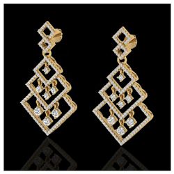 28 ctw Amethyst & VS/SI Diamond Eternity Necklace 10K Rose Gold