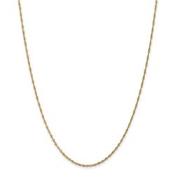 14k 1.4 mm Singapore Chain Necklace - 20 in.