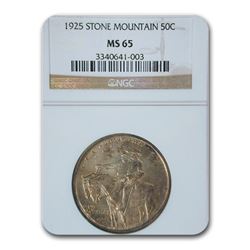 1925 Stone Mountain Memorial Half Dollar MS-65 NGC