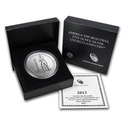 2013-P 5 oz Silver ATB Perry's Victory (w/Box & COA)
