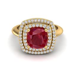 7.60 ctw Genuine Blue Topaz and Blue Sapphire .925 Sterling Silver Ring