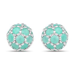 14K Rose Gold Plated 6.42 ctw Genuine Pink Opal and White Topaz .925 Sterling Silver Ring