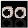 Image 1 : 1 ctw Intense Blue Diamond Ring 10K Rose Gold