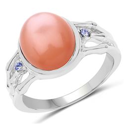 2.10 ctw Genuine Citrine .925 Sterling Silver Ring