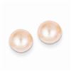 Image 1 : 14k 7-8 mm Pink Pearl Stud Earrings