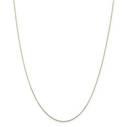 14k Yellow Gold .80 mm Diamond Cut Cable Chain - 30 in.