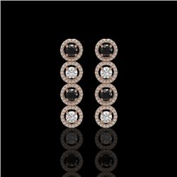 24.02 ctw Citrine & Diamond Bracelet 14K White Gold