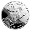 Image 1 : 2019 1 oz Silver State Dollars Maine Moose Proof