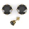 Image 2 : 1.0 ctw VS/SI Cut Cushion Diamond Stud Earrings 18K Rose Gold